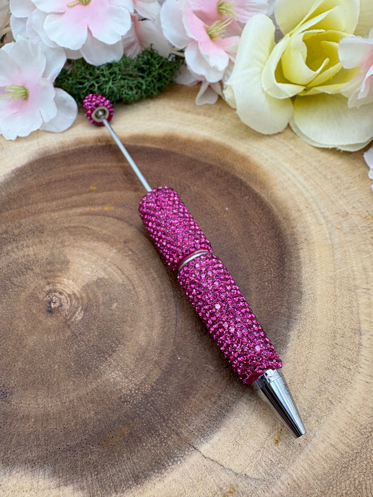 Fancy Rhinestone Beadable Pen for DIY/Customization