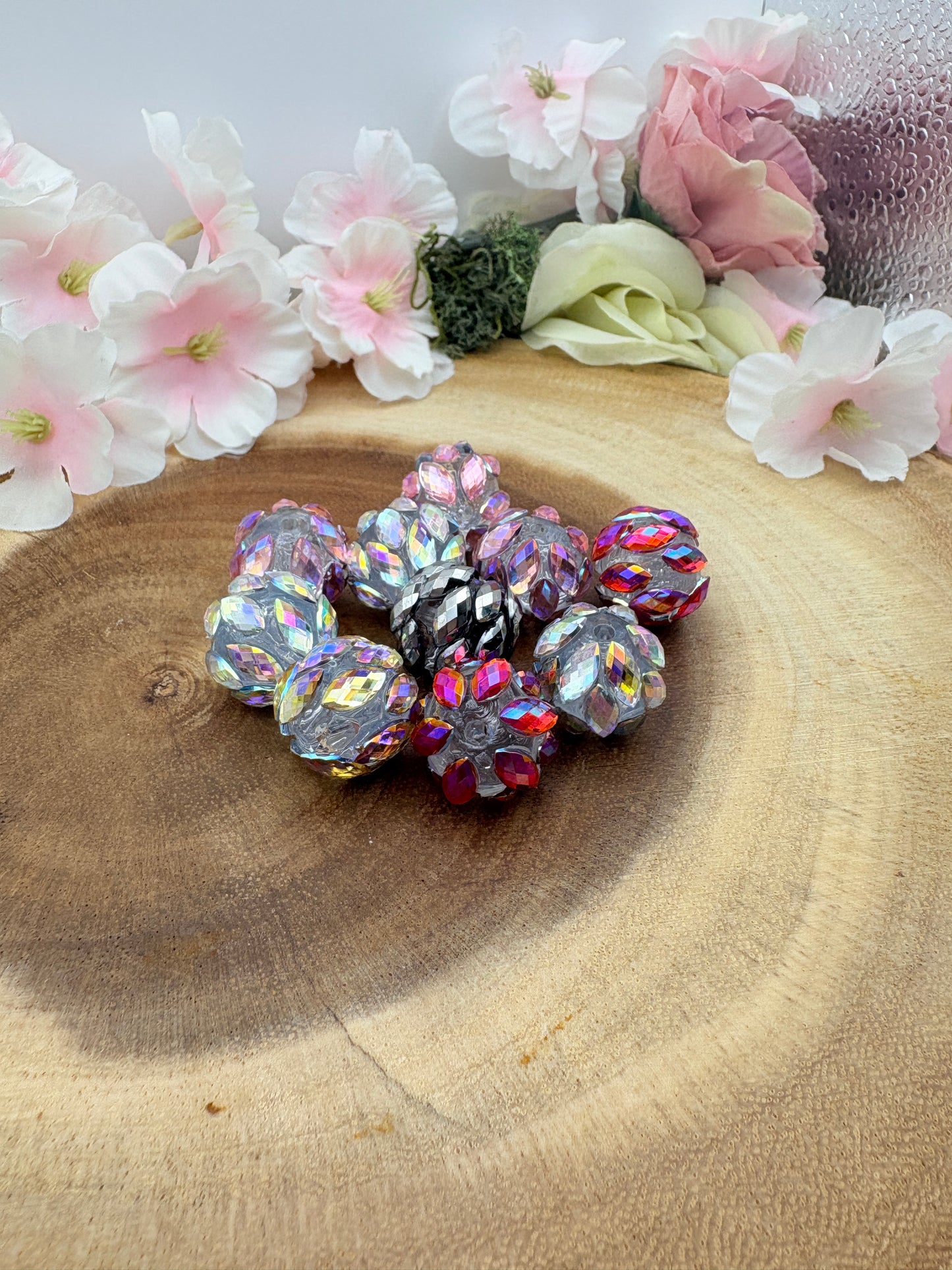 Fancy Rhinestone Beads for Beadable Pens, Keychains and other DIY pretty