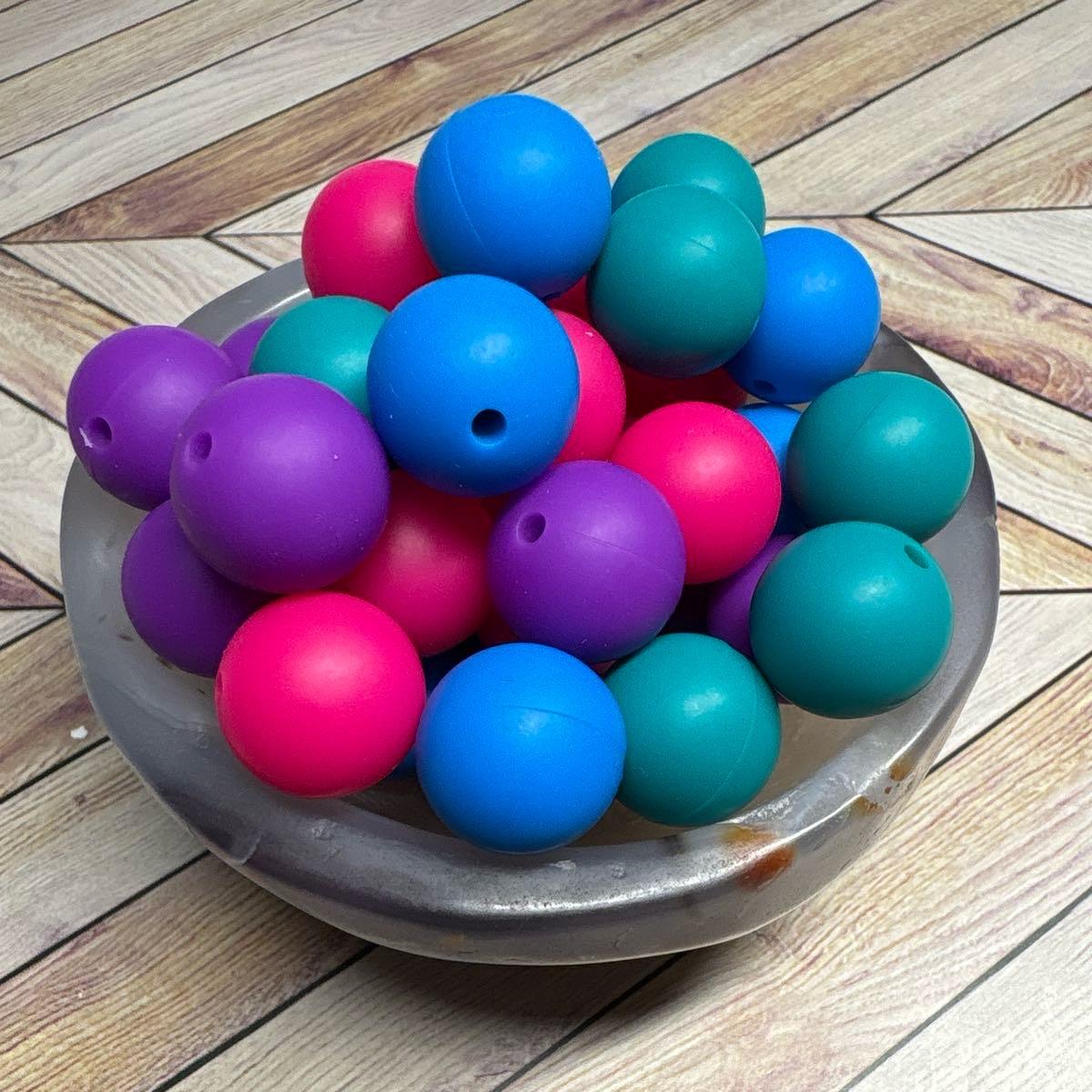 Silicone Bead Packs for Wristlets, Keychains, Beadable pens and more DIY