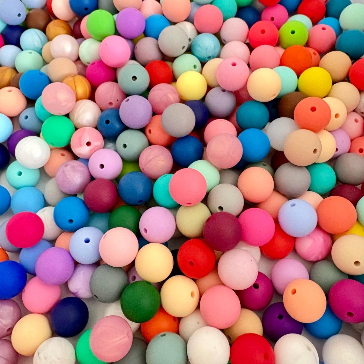 Silicone Bead Packs for Wristlets, Keychains, Beadable pens and more DIY