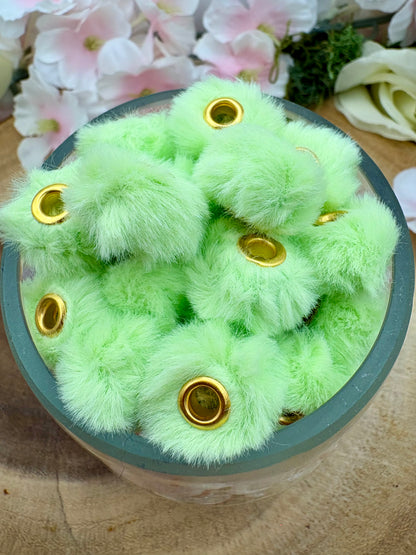 20ct 20mm Fluffy Spacers for Beadable pens, wristlets and other diy