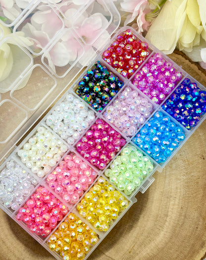 Small Bead Spacers 4mm-12mm for Phone charms, bracelet and other DIY