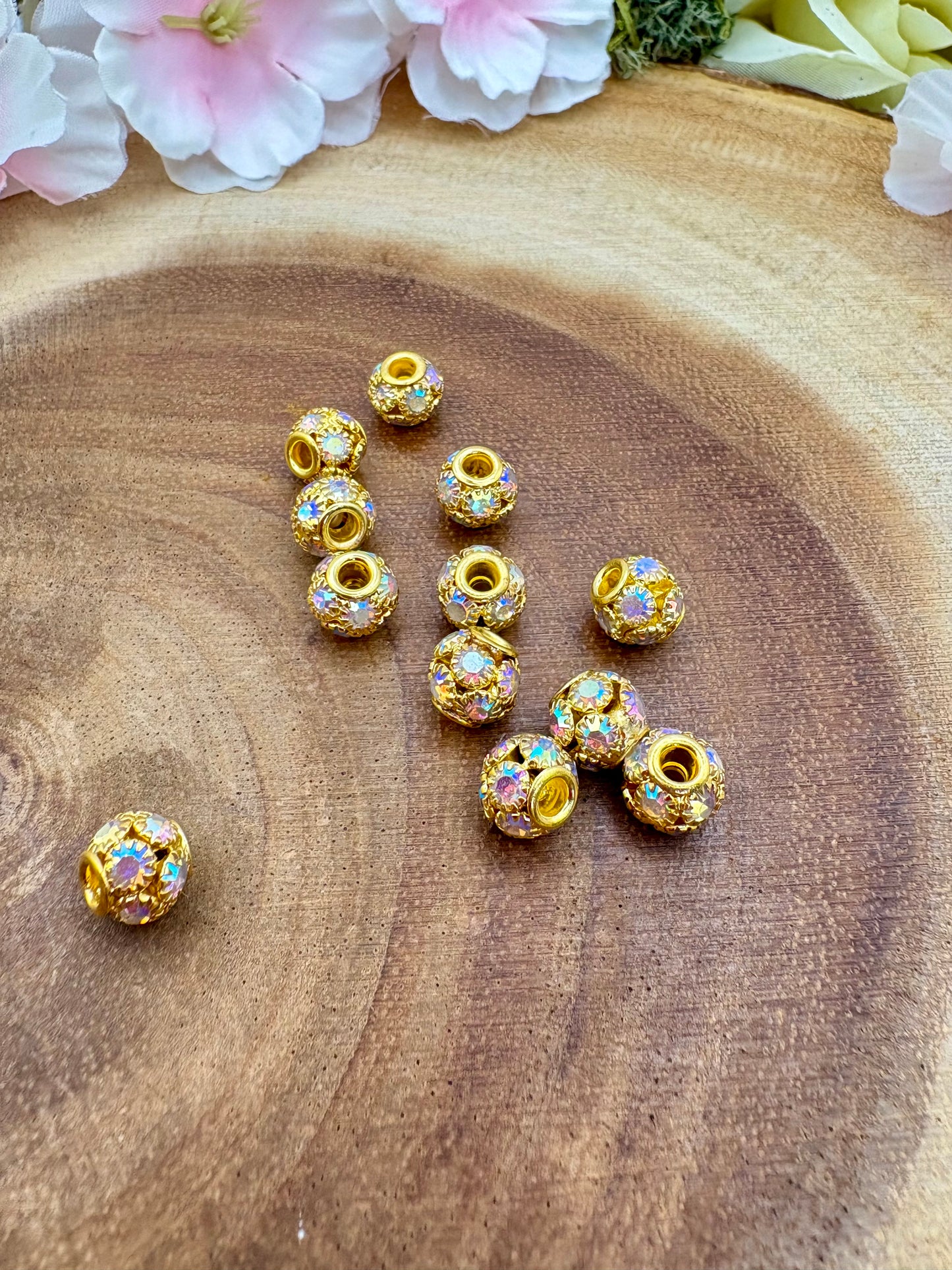 Metal Bling Beads 8mm-16mm