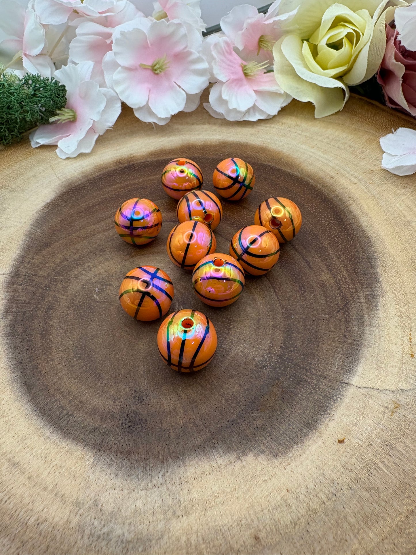 10pc UV Sports bead for Beadable Pens, Keychains and DIY