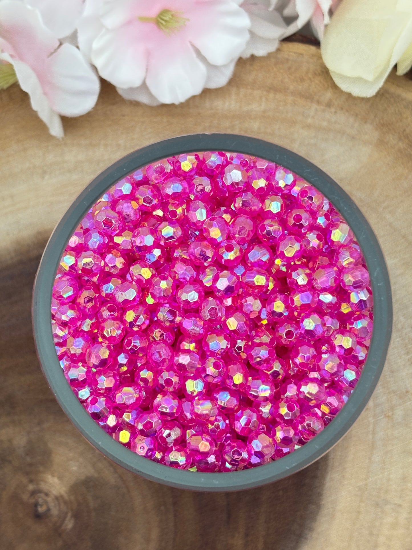 Small Bead Spacers 4mm-12mm for Phone charms, bracelet and other DIY