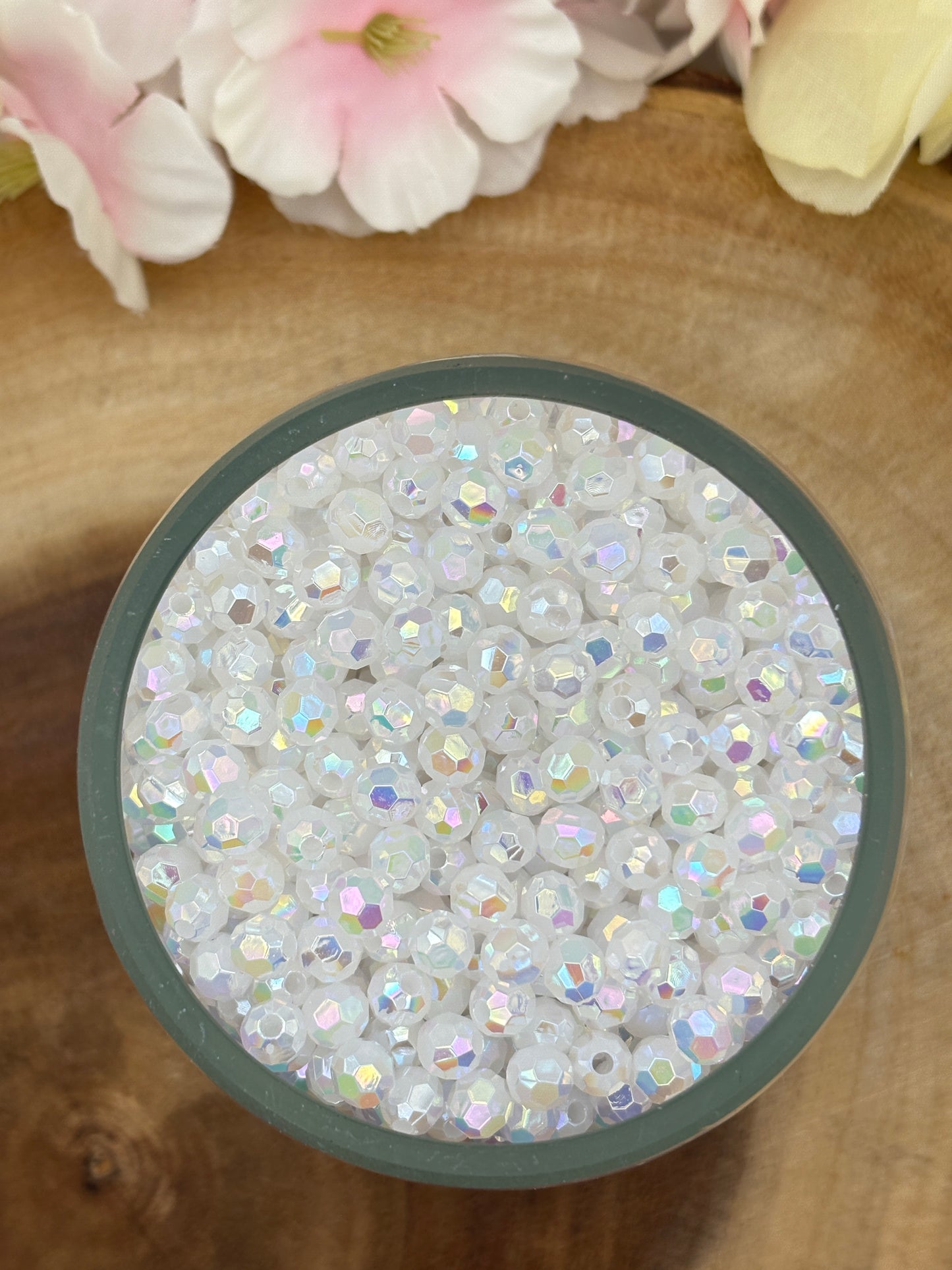 Small Bead Spacers 4mm-12mm for Phone charms, bracelet and other DIY