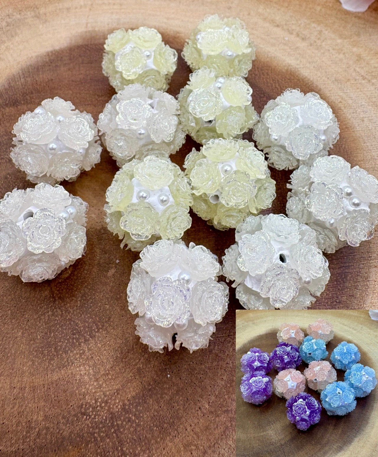 Flower Beads for Beadable Pens, Keychains and DIY Projects pretty