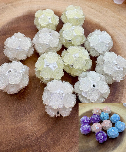 Flower Beads for Beadable Pens, Keychains and DIY Projects pretty
