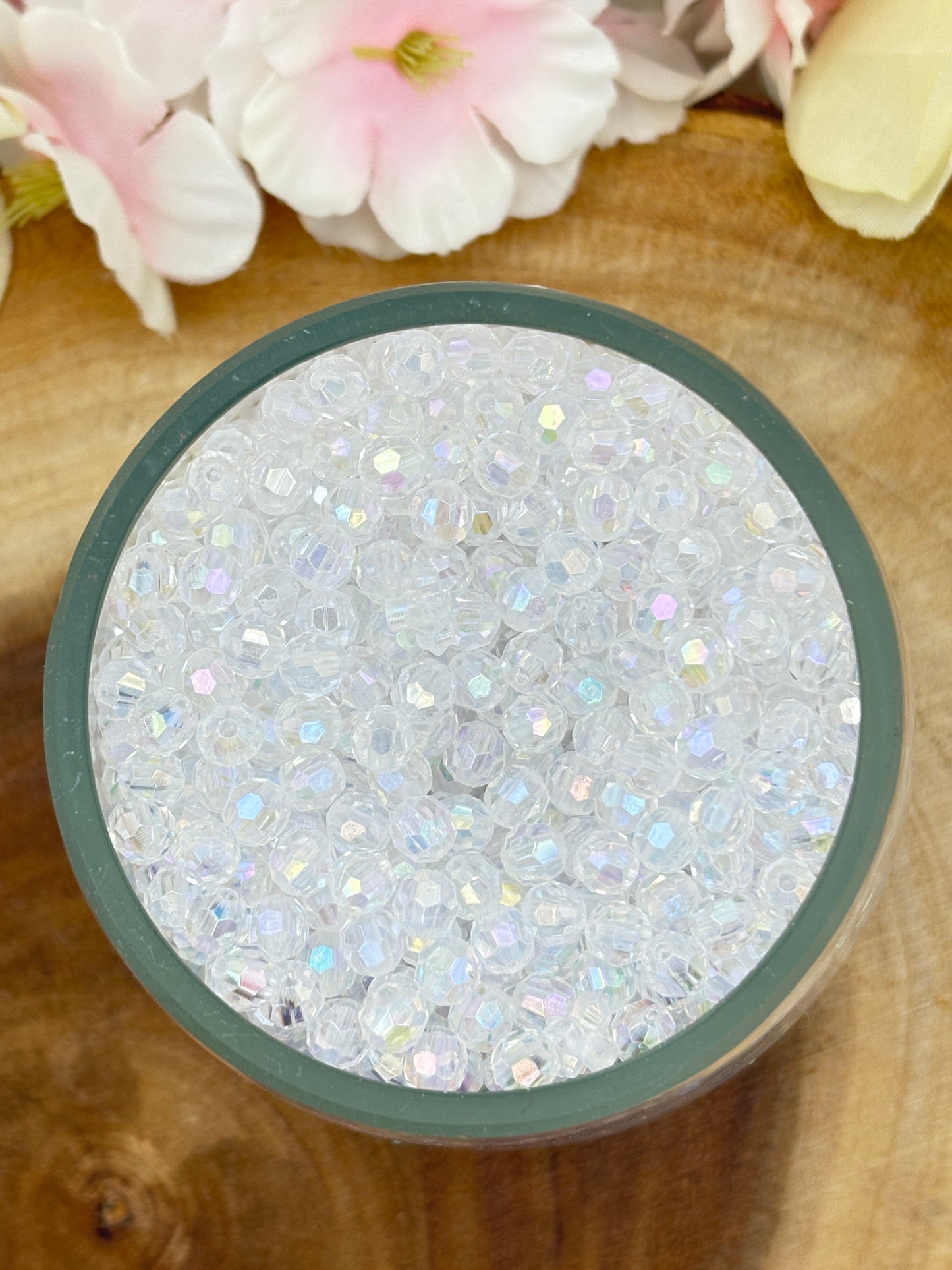 Small Bead Spacers 4mm-12mm for Phone charms, bracelet and other DIY