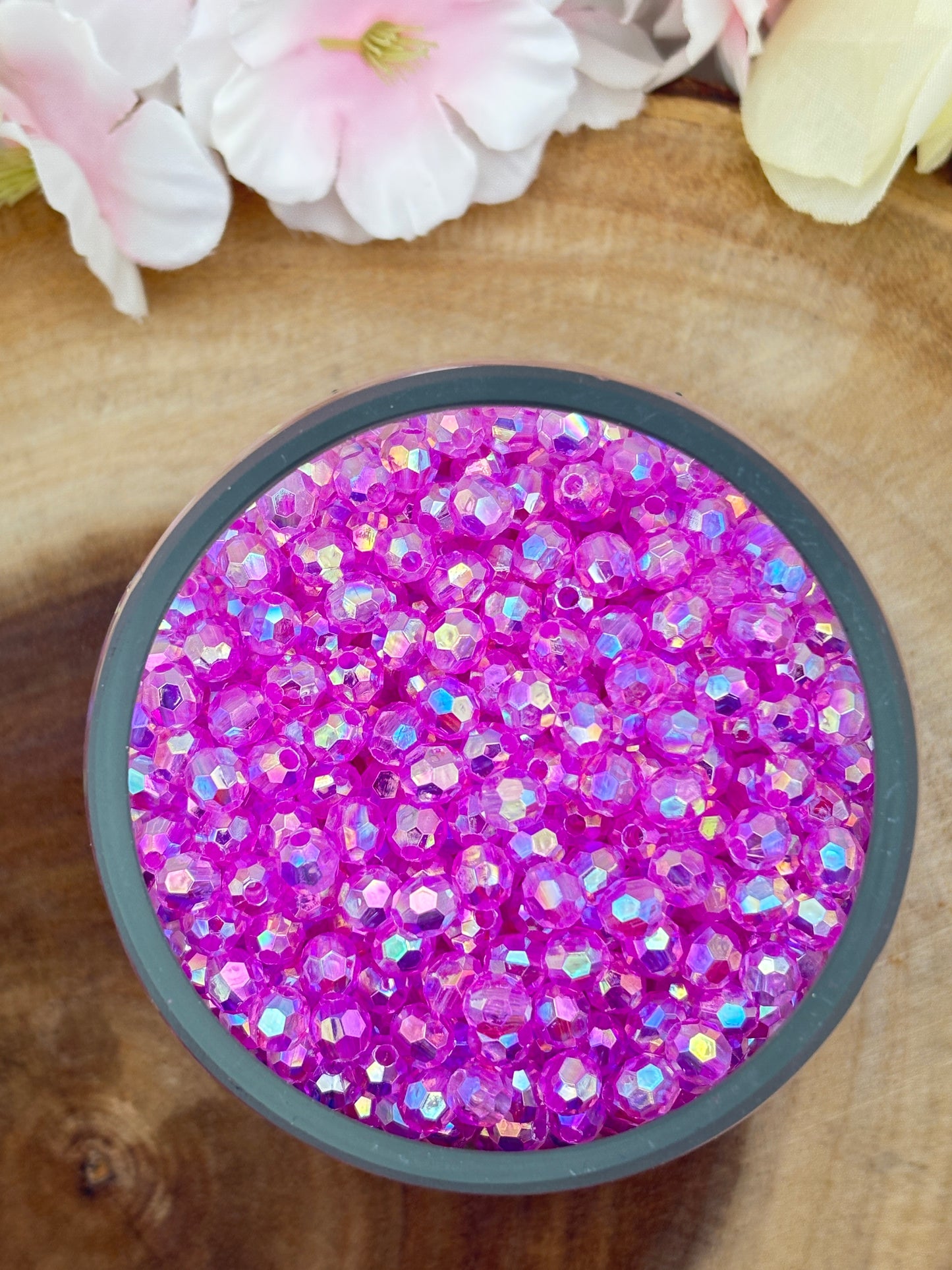 Small Bead Spacers 4mm-12mm for Phone charms, bracelet and other DIY