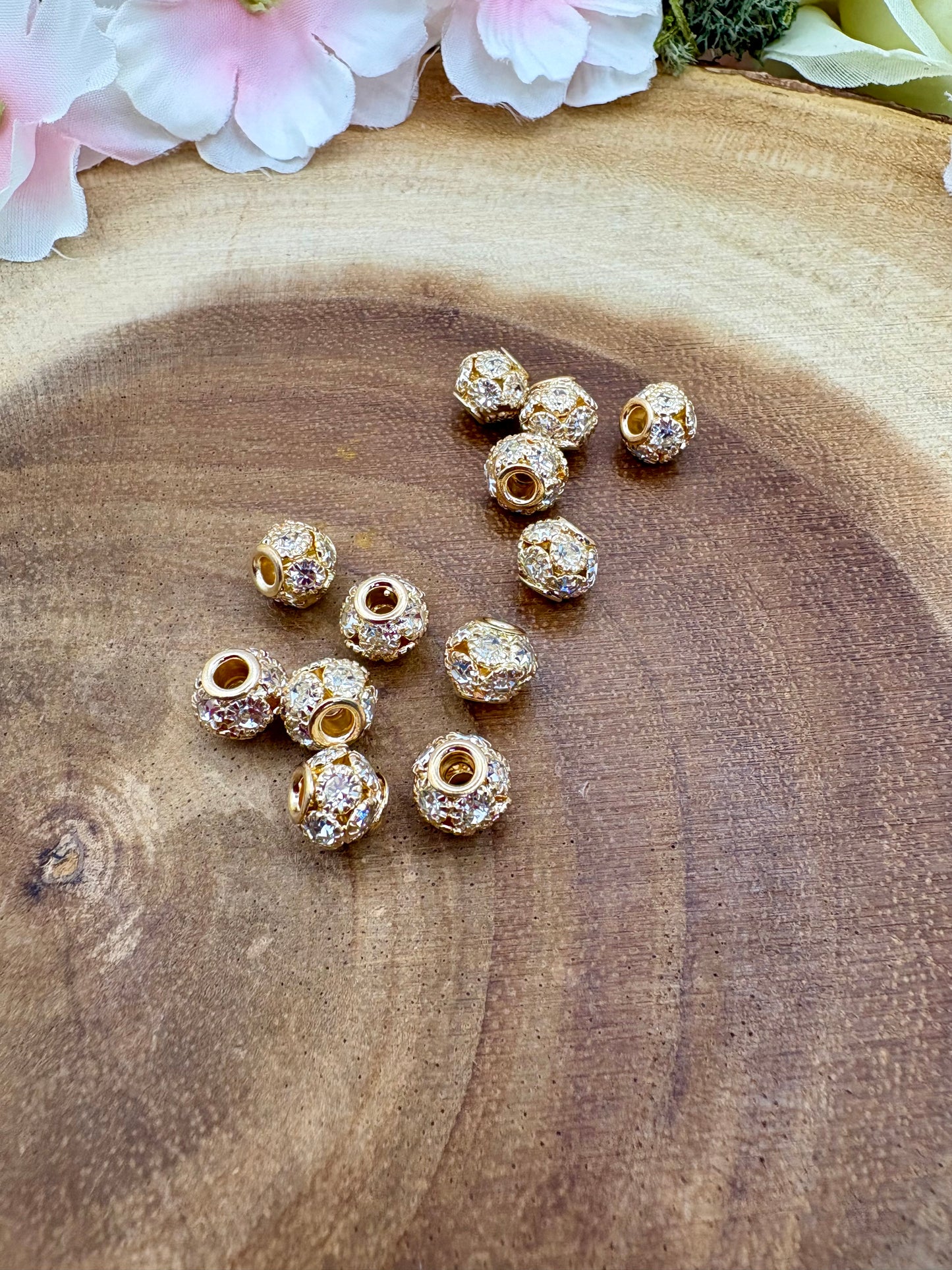 Metal Bling Beads 8mm-16mm