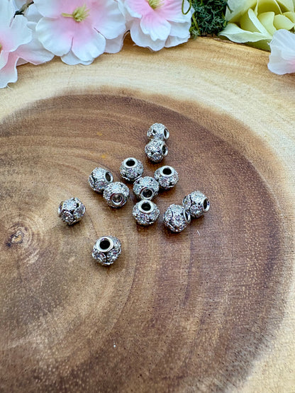 Metal Bling Beads 8mm-16mm