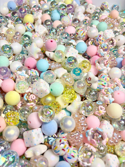 Acrylic Bead Mix for Beadable Pens, Keychains and DIY (16mm) bead mix pretty beads!!