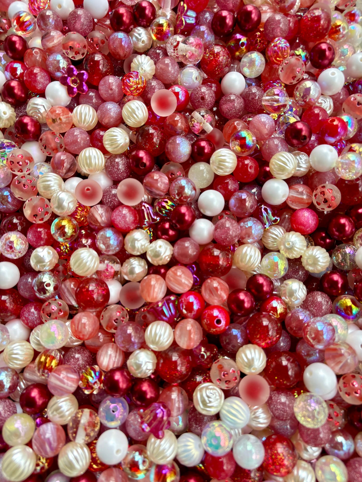 Acrylic Bead Mix for Beadable Pens, Keychains and DIY (16mm) bead mix pretty beads!!
