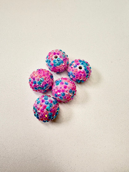 16-20mm Bling Rhinestone beads for Beadable Pens/DIY/Keychains/Badge Reel, Wristlets and more!!!