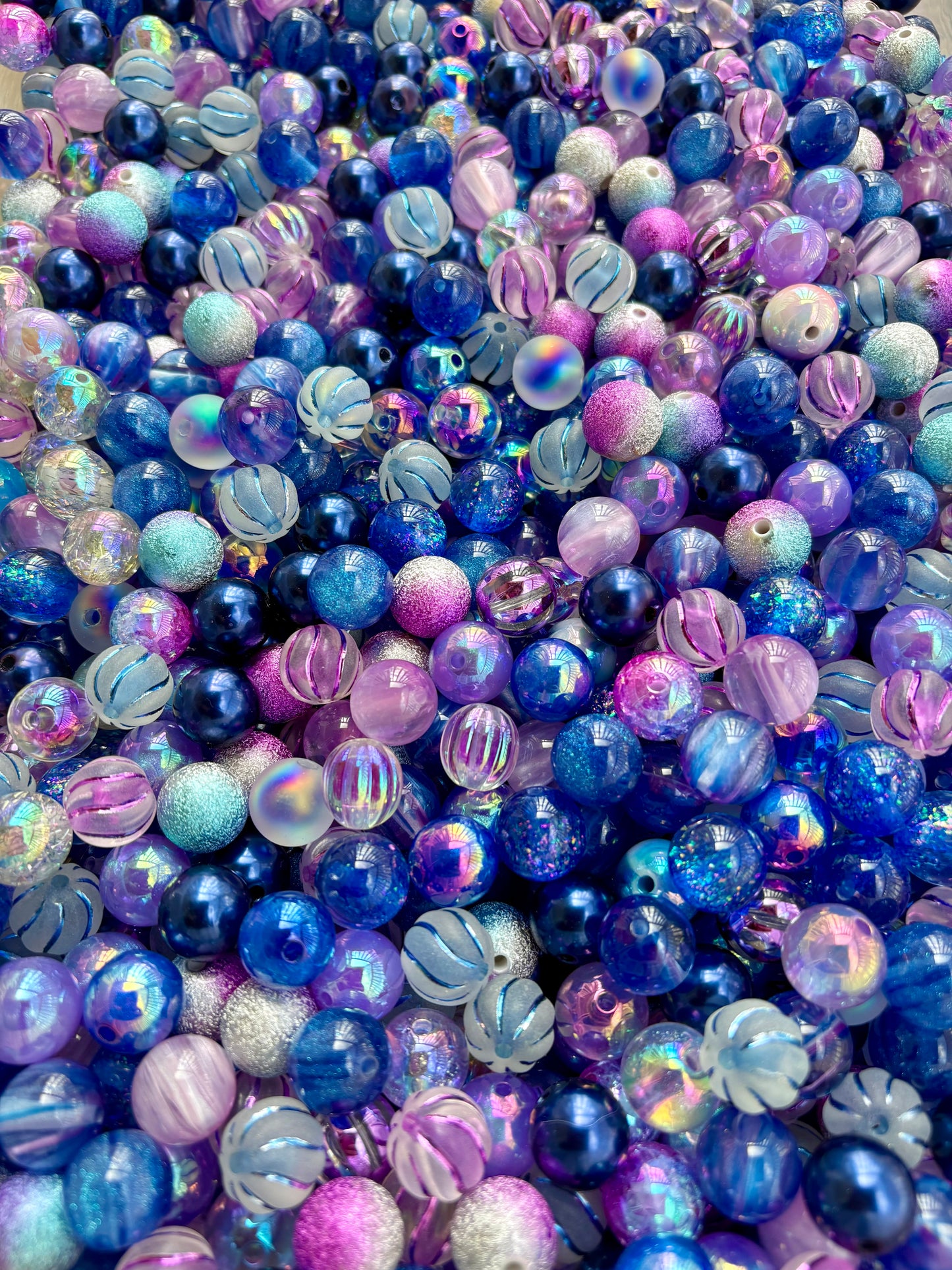 Acrylic Bead Mix for Beadable Pens, Keychains and DIY (16mm) bead mix pretty beads!!