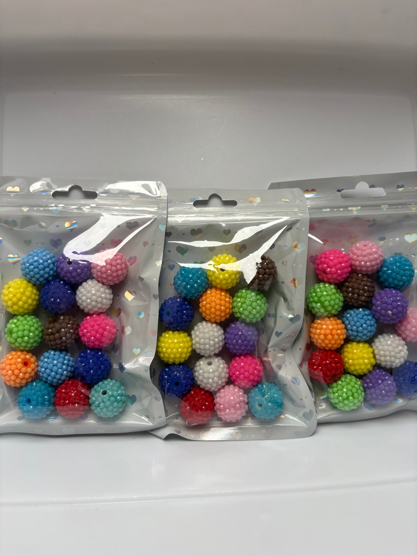 16-20mm Bling Rhinestone beads for Beadable Pens/DIY/Keychains/Badge Reel, Wristlets and more!!