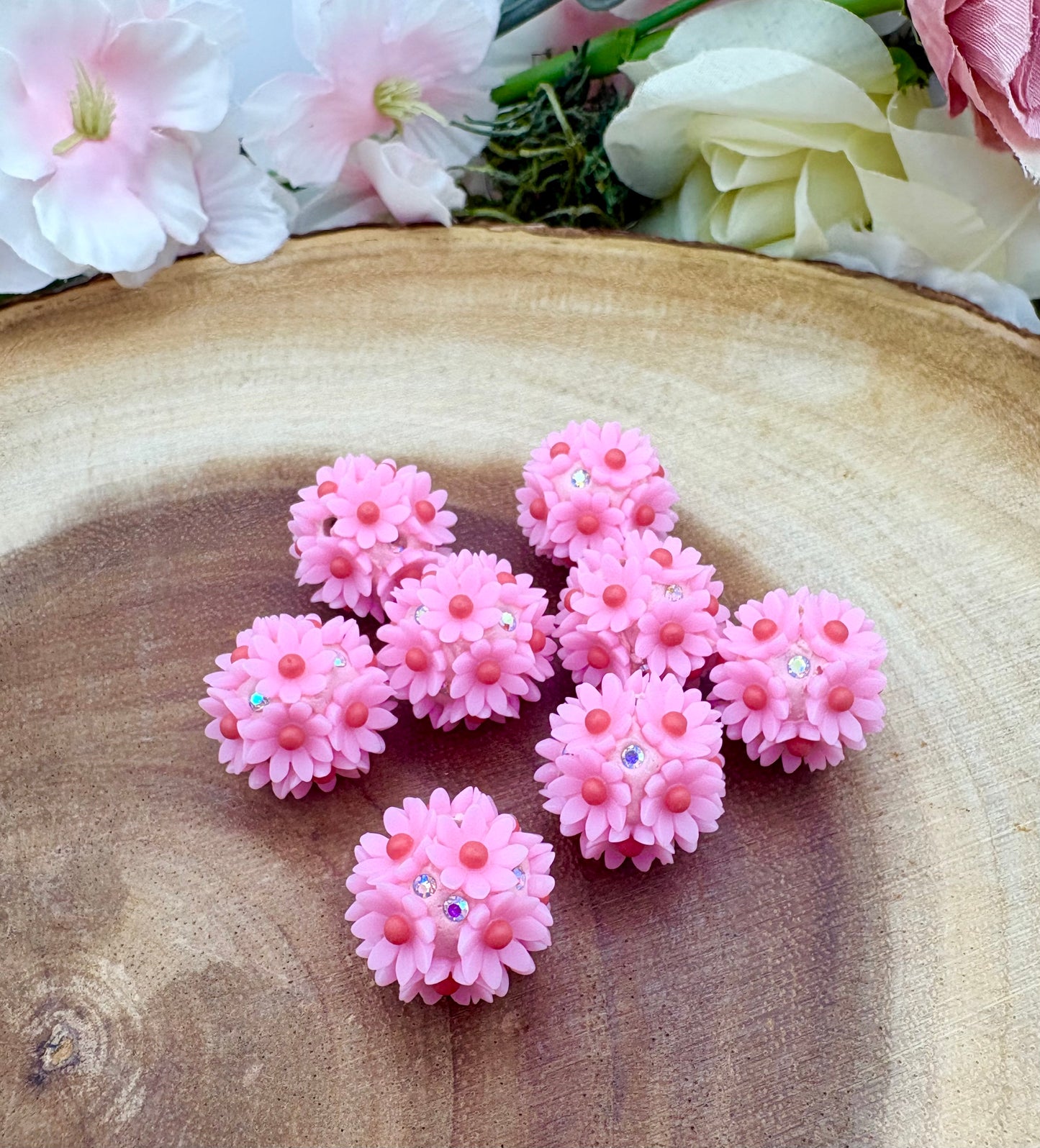 Flower Beads for Beadable Pens, Keychains and DIY Projects pretty