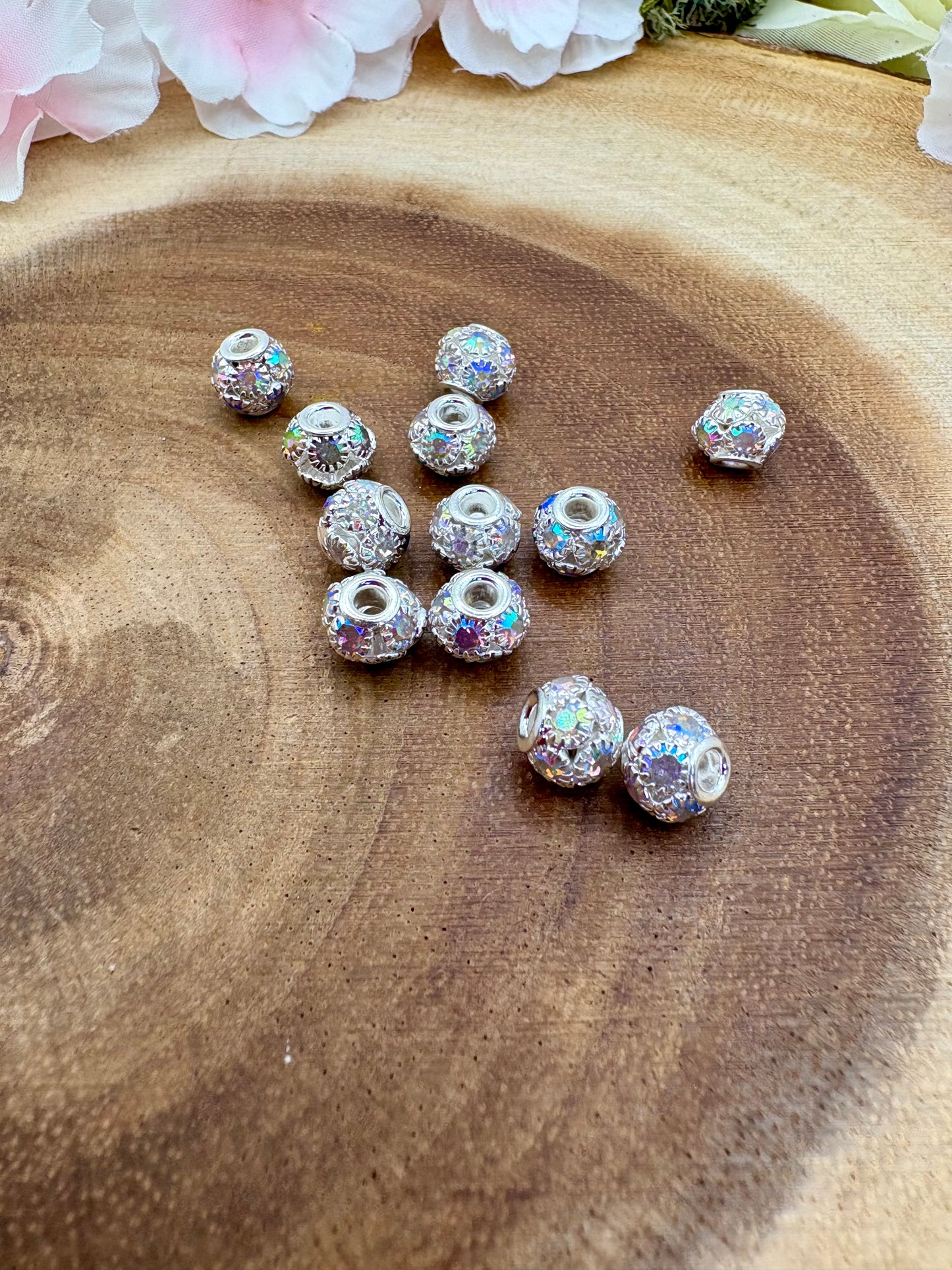 Metal Bling Beads 8mm-16mm