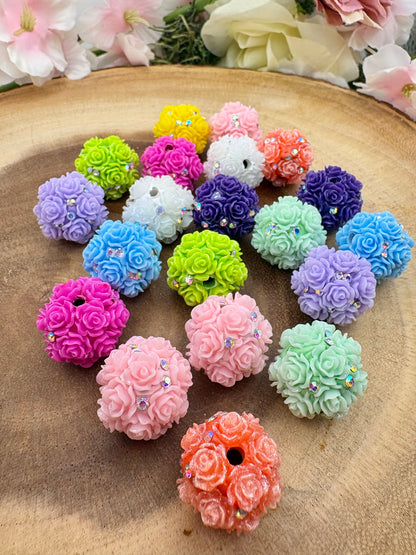 Flower Beads for Beadable Pens, Keychains and DIY Projects pretty