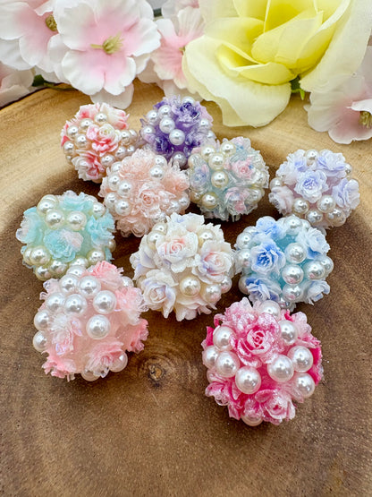 Flower Beads for Beadable Pens, Keychains and DIY Projects pretty