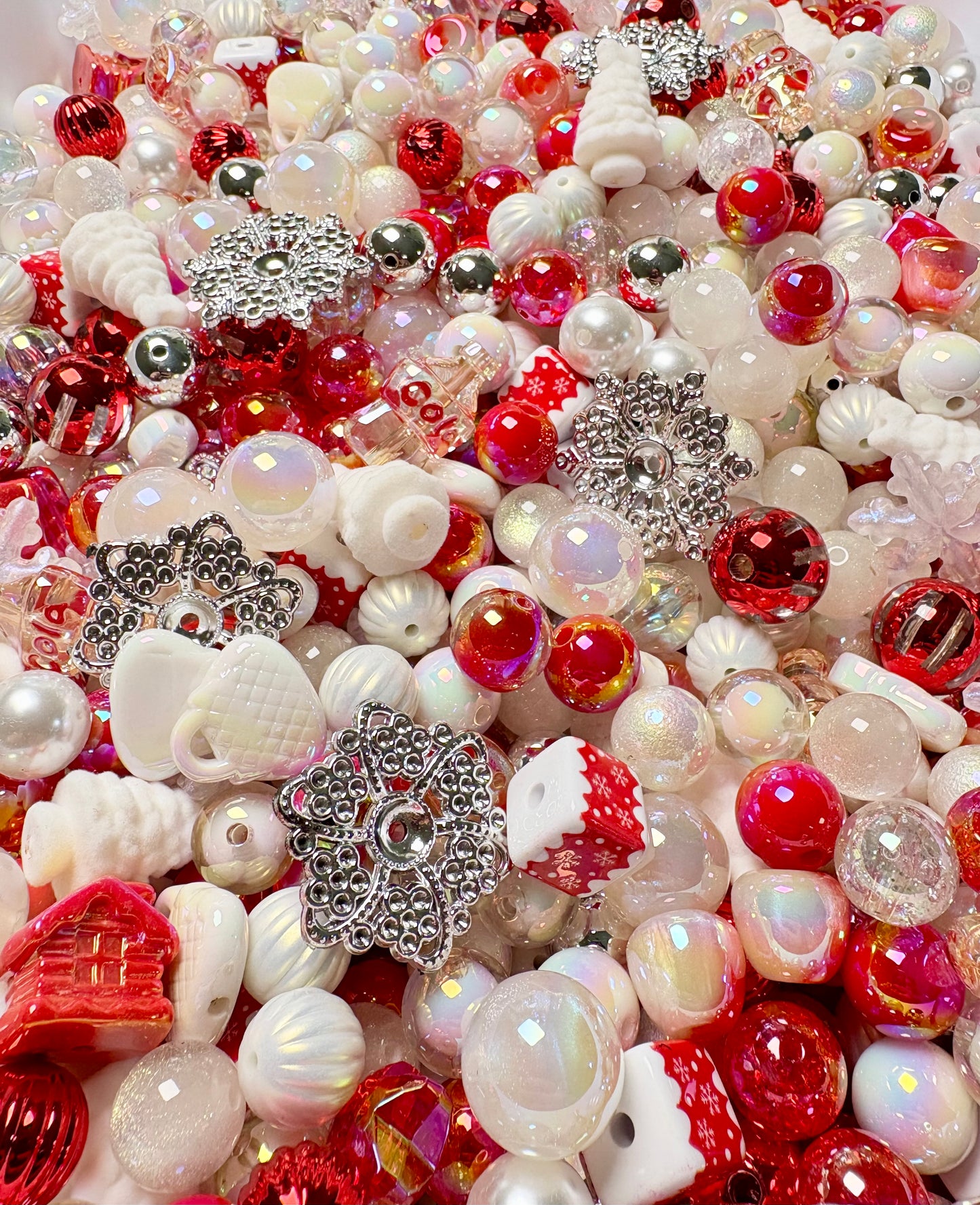 Acrylic Bead Mix for Beadable Pens, Keychains and DIY (16mm) bead mix pretty beads