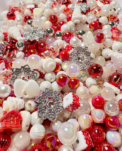 Acrylic Bead Mix for Beadable Pens, Keychains and DIY (16mm) bead mix pretty beads