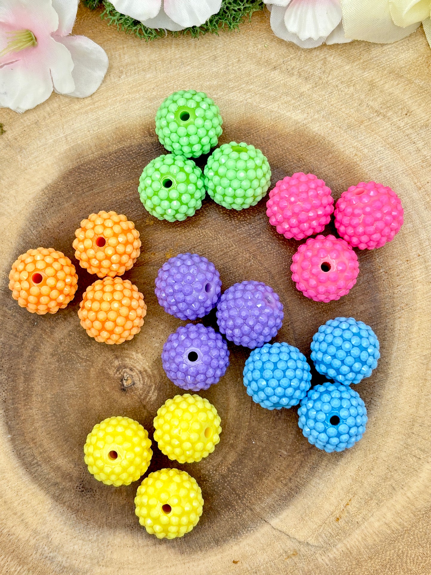 16-20mm Bling Rhinestone beads for Beadable Pens/DIY/Keychains/Badge Reel, Wristlets and more!!!