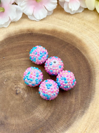 16-20mm Bling Rhinestone beads for Beadable Pens/DIY/Keychains/Badge Reel, Wristlets and more!!!