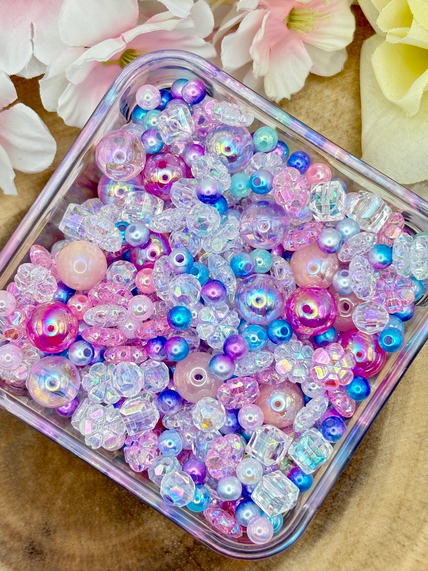 Small Bead Spacers 4mm-12mm for Phone charms, bracelet and other DIY