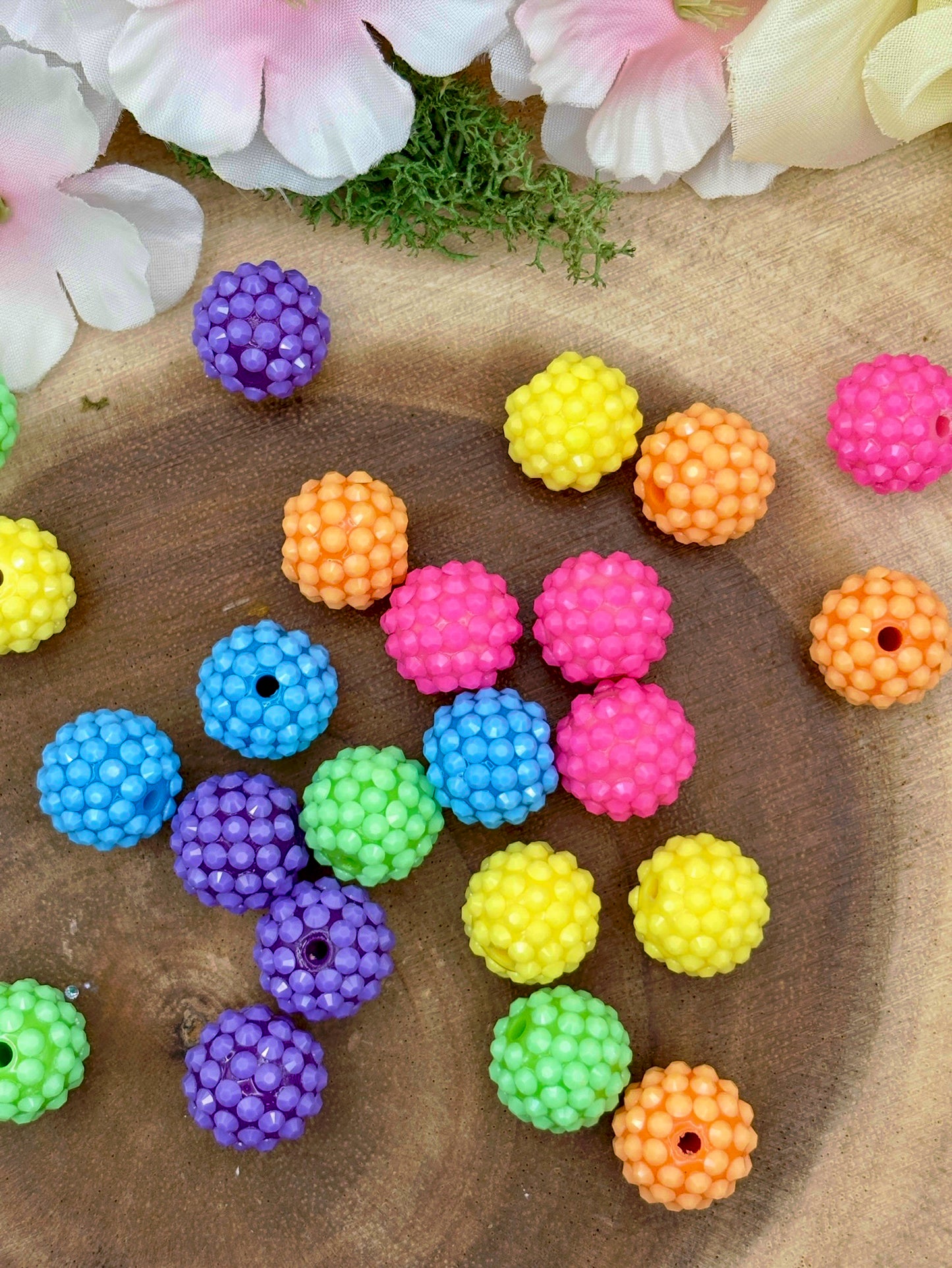 16-20mm Bling Rhinestone beads for Beadable Pens/DIY/Keychains/Badge Reel, Wristlets and more!!!