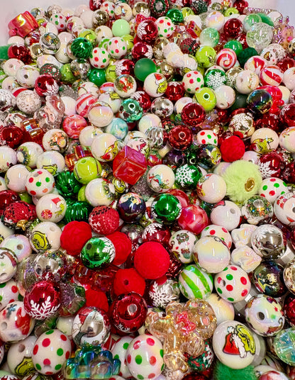 Acrylic Bead Mix for Beadable Pens, Keychains and DIY (16mm) bead mix pretty beads