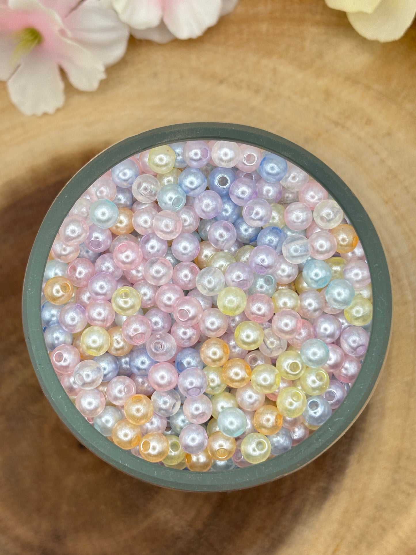 Small Bead Spacers 4mm-12mm for Phone charms, bracelet and other DIY