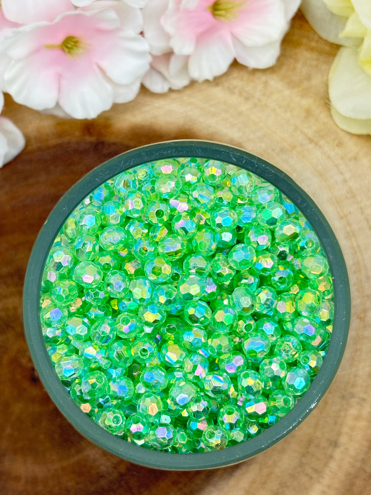 Small Bead Spacers 4mm-12mm for Phone charms, bracelet and other DIY