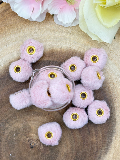 20ct 20mm Fluffy Spacers for Beadable pens, wristlets and other diy