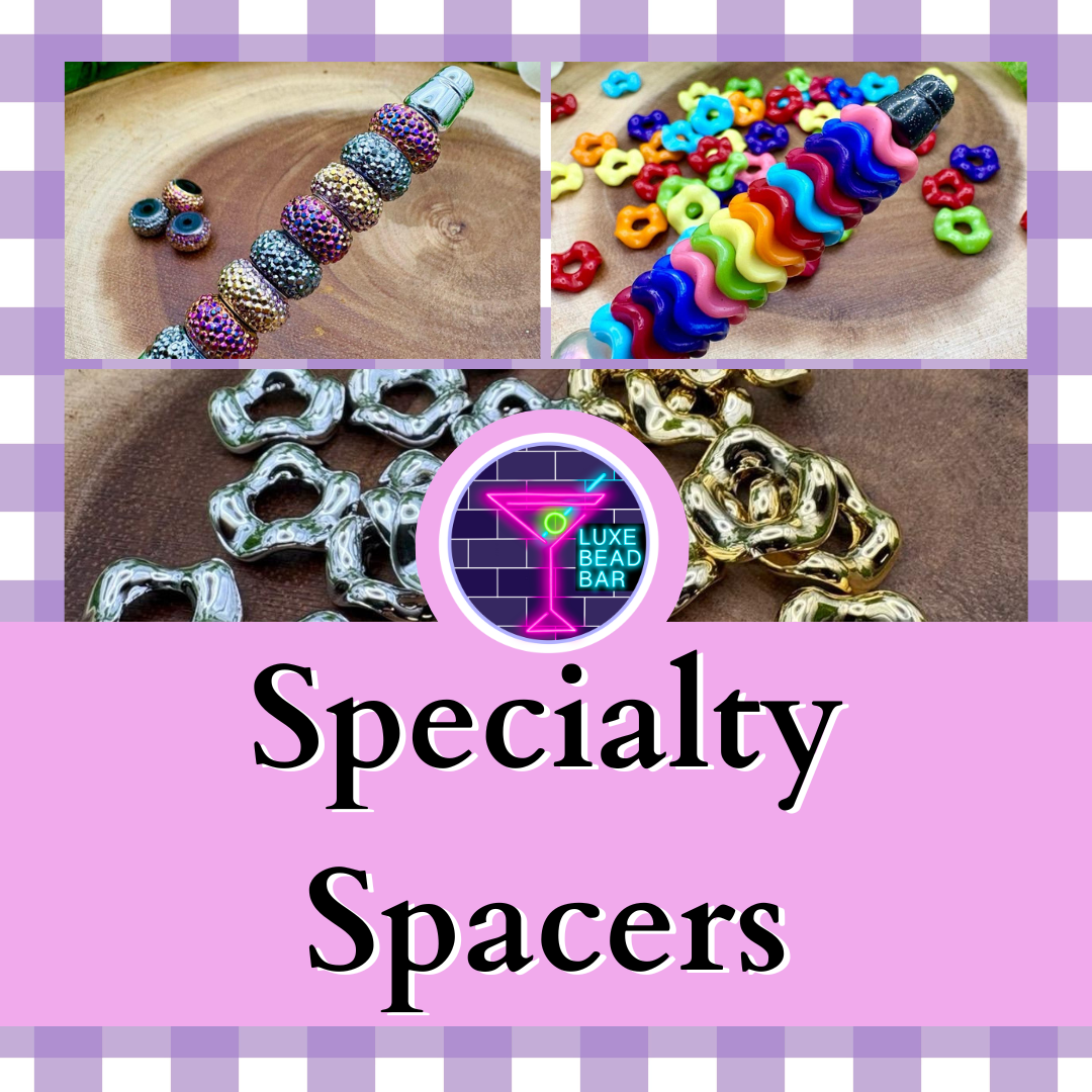 Specialty Spacers For beadable pens, keychains, phone charms, and more!