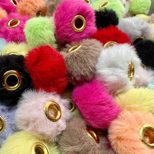 20ct 20mm Fluffy Spacers for Beadable pens, wristlets and other diy