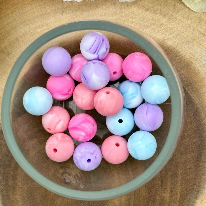 Silicone Bead Packs for Wristlets, Keychains, Beadable pens and more DIY