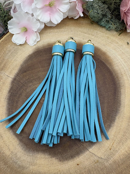 Faux Leather Tassels