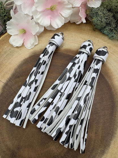 Faux Leather Tassels
