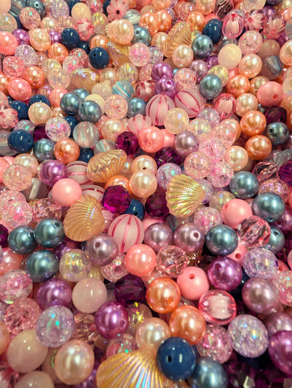 Acrylic Bead Mix for Beadable Pens, Keychains and DIY (16mm) bead mix pretty beads!!