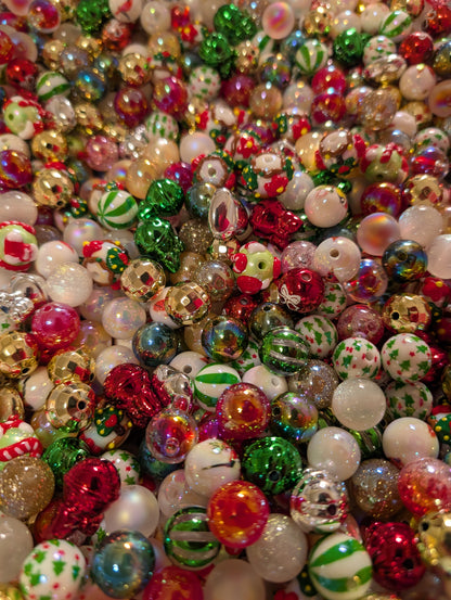 Acrylic Bead Mix for Beadable Pens, Keychains and DIY (16mm) bead mix pretty beads