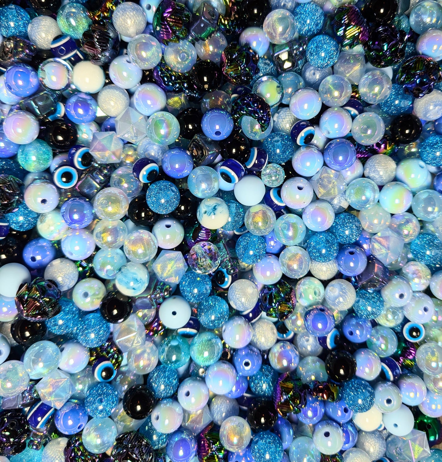 Acrylic Bead Mix for Beadable Pens, Keychains and DIY (16mm) bead mix pretty beads!!