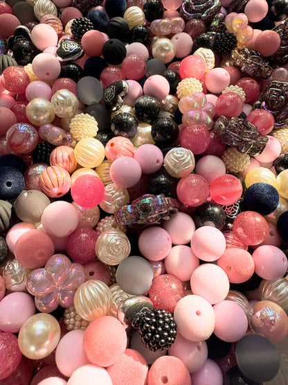 Acrylic Bead Mix for Beadable Pens, Keychains and DIY (16mm) bead mix pretty beads!!